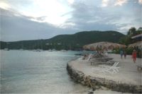 Waterfront at Pussers on Marina Cay